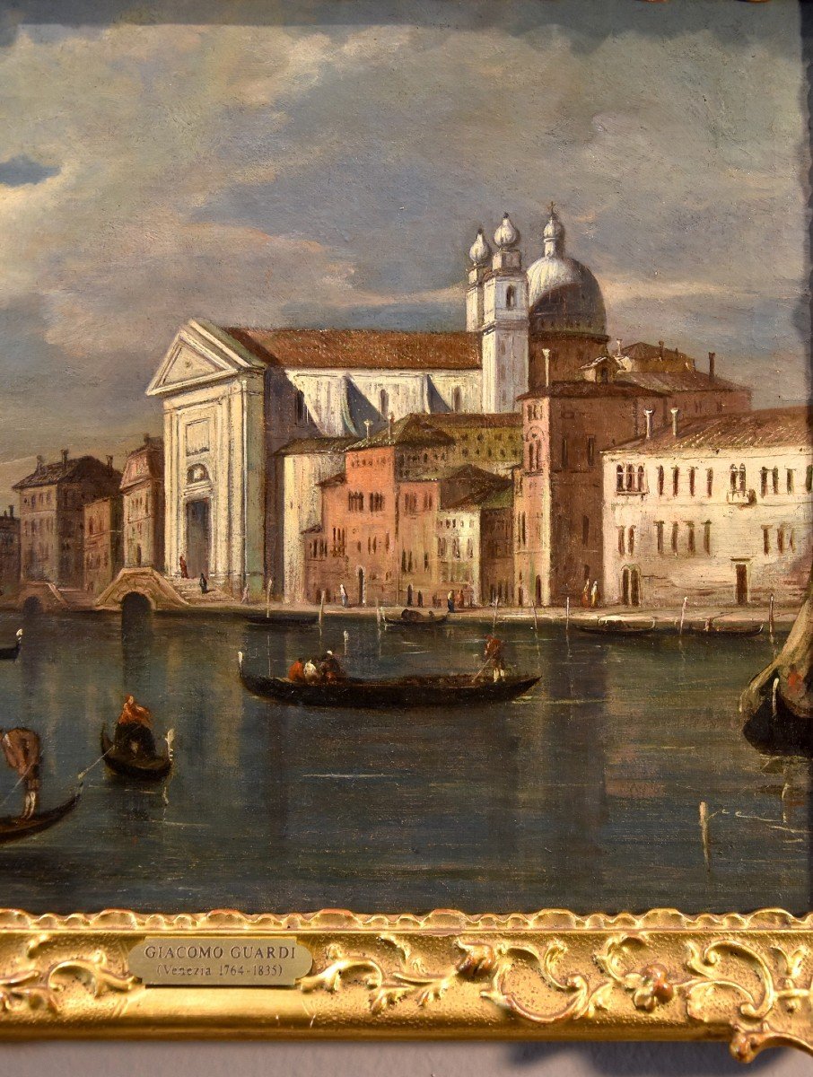 Giacomo Guardi (Venezia, 1764 – 1835), Veduta di Venezia con il Canale della Giudecca-photo-2