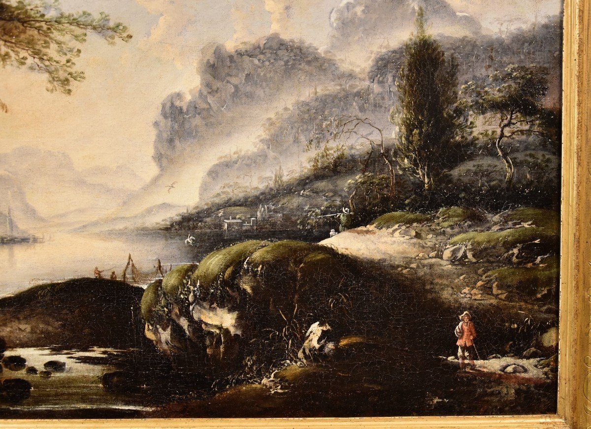 Paesaggio invernale, Hans de Jode (L'Aia, 1630 – Vienna, 1663)-photo-2