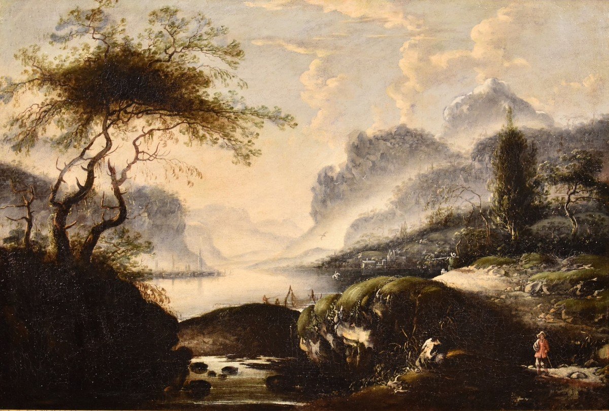 Paesaggio invernale, Hans de Jode (L'Aia, 1630 – Vienna, 1663)