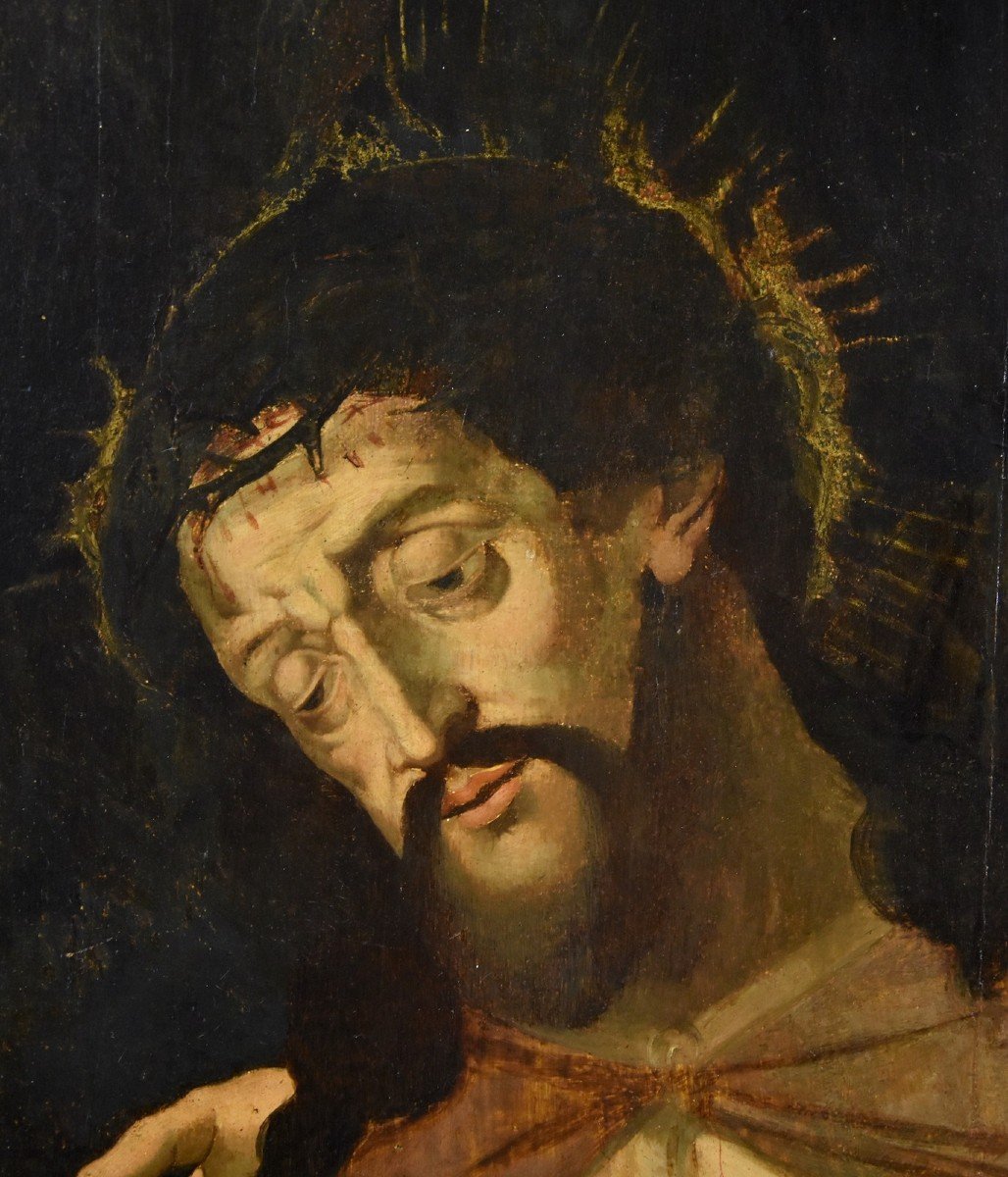 Ecce Homo con Ponzio Pilato, Cerchia di Michael Coxie (Malines, 1499 – 1592)-photo-7