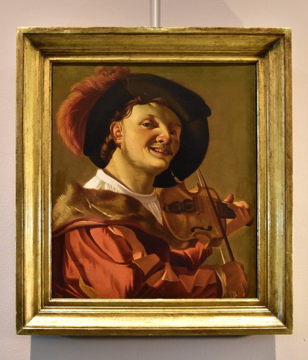 Suonatore di violino, Hendrick ter Brugghen (The Hague 1588–1629 Utrecht) Bottega-photo-1