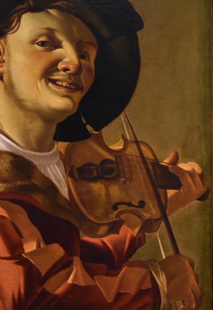 Suonatore di violino, Hendrick ter Brugghen (The Hague 1588–1629 Utrecht) Bottega-photo-2