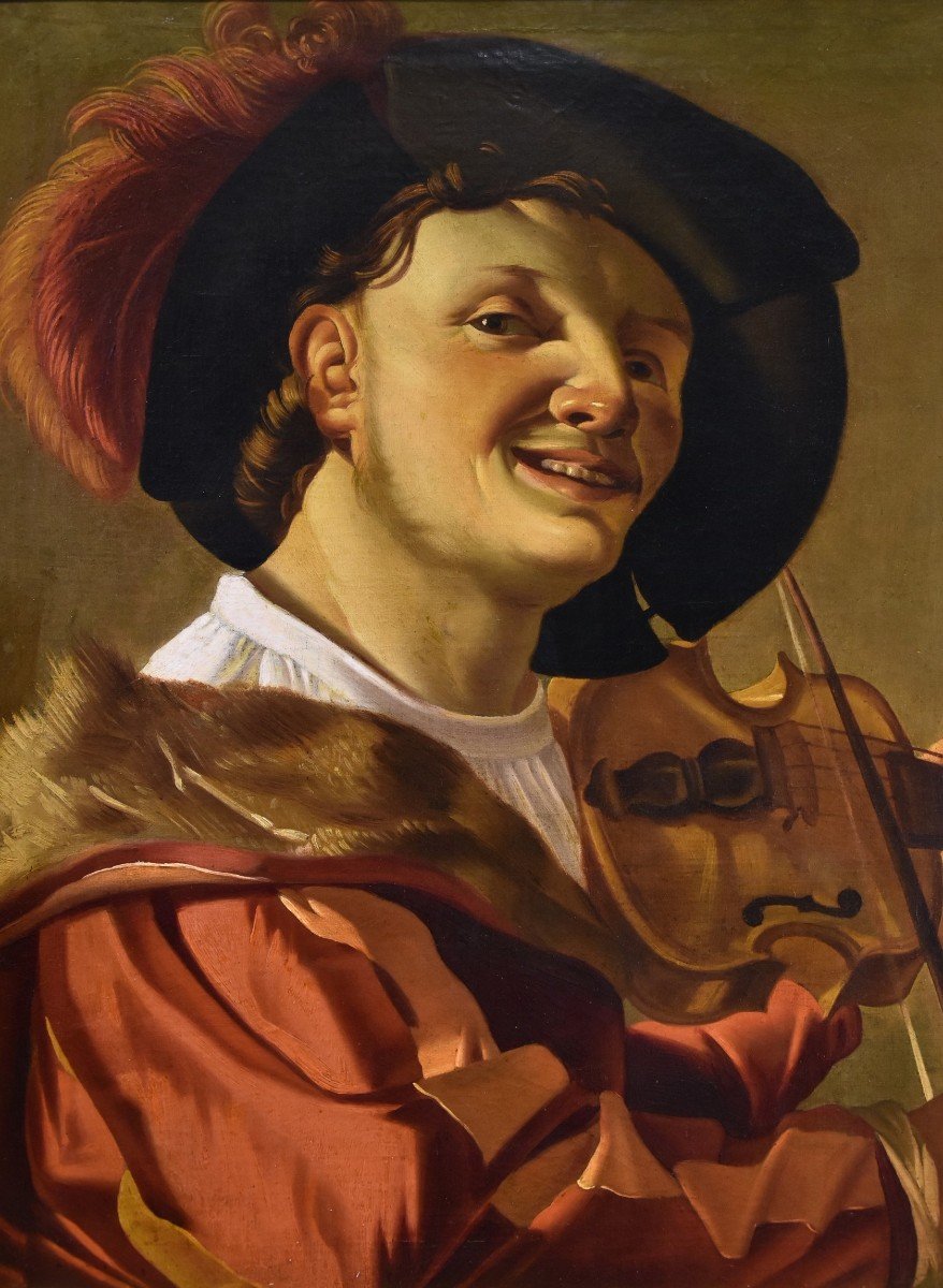 Suonatore di violino, Hendrick ter Brugghen (The Hague 1588–1629 Utrecht) Bottega-photo-5