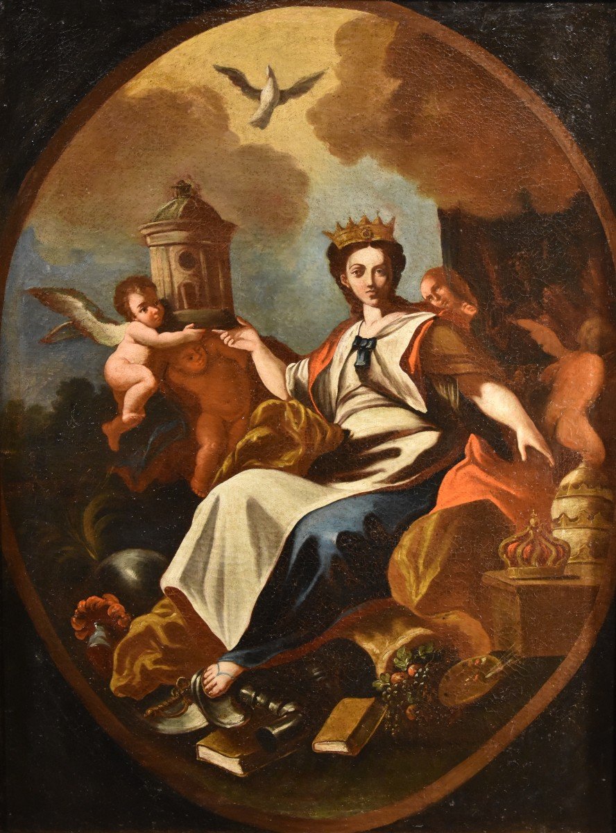 L’Allegoria dell’Europa, Francesco Solimena (Napoli 1657 – 1747) bottega/cerchia-photo-2