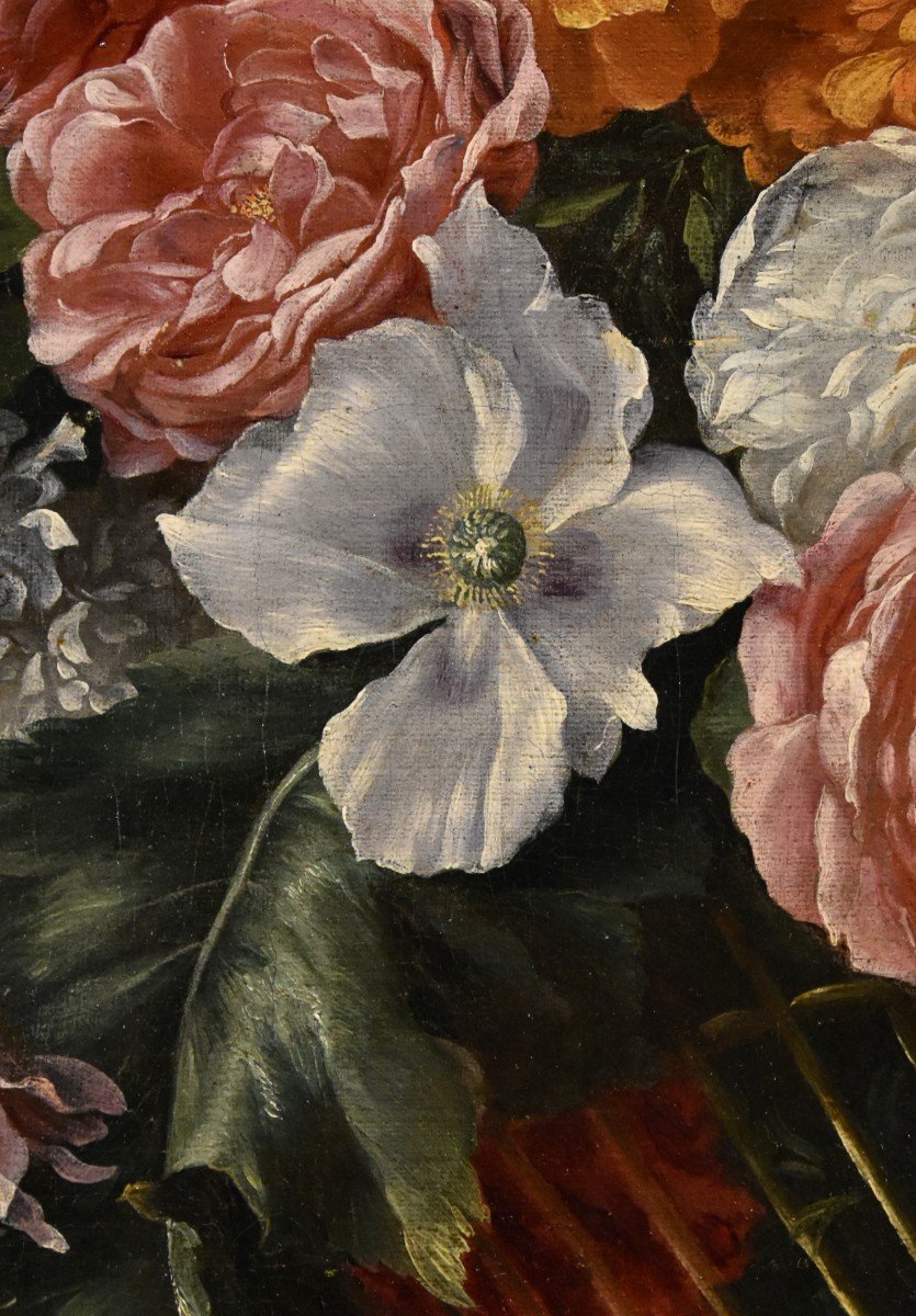 Jean-Michel Picart (Anversa, 1600 – Parigi, 1682), Naturas morta di fiori-photo-4