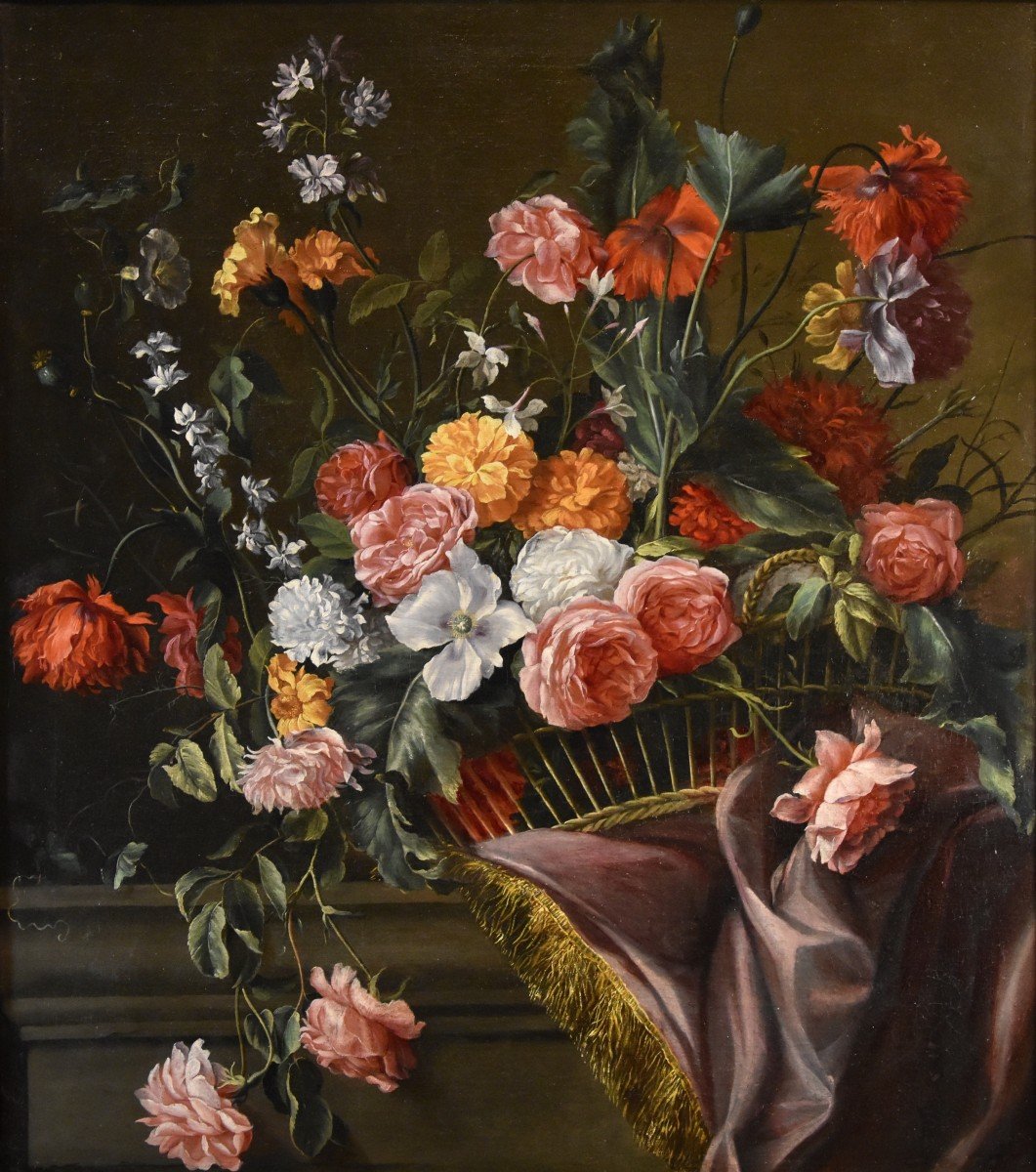 Jean-Michel Picart (Anversa, 1600 – Parigi, 1682), Naturas morta di fiori