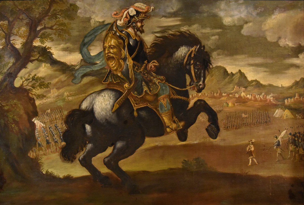 Ritratto equestre di Pietro Strozzi, Pittore fiorentino XVII-XVIII Secolo