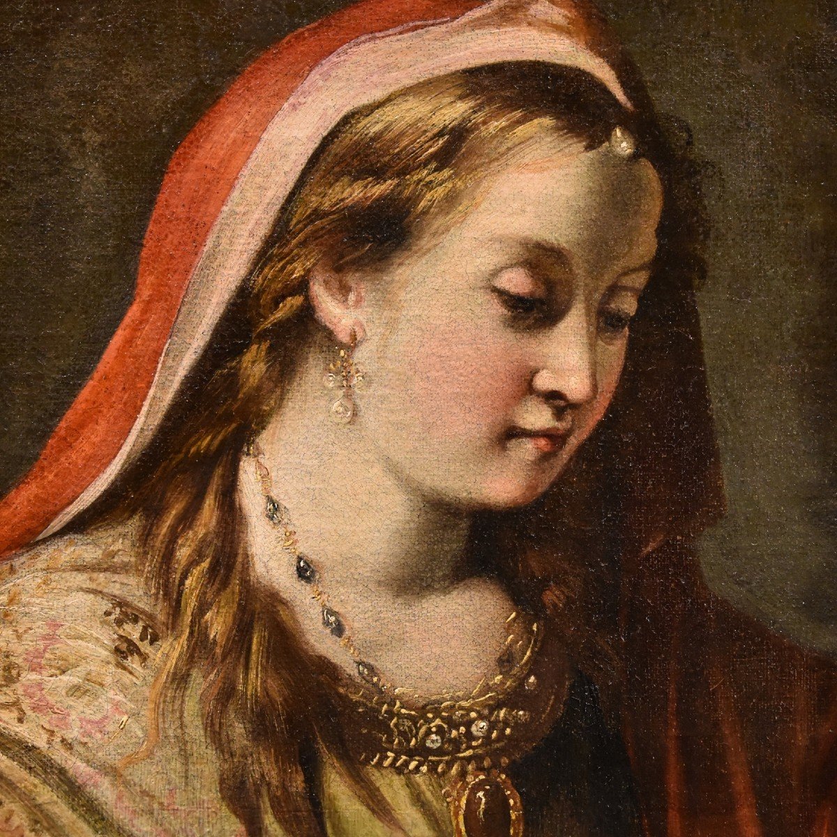 Gaspare Diziani (Belluno 1689 – Venezia 1767), Ritratto di giovane principessa (Salomè?)-photo-3