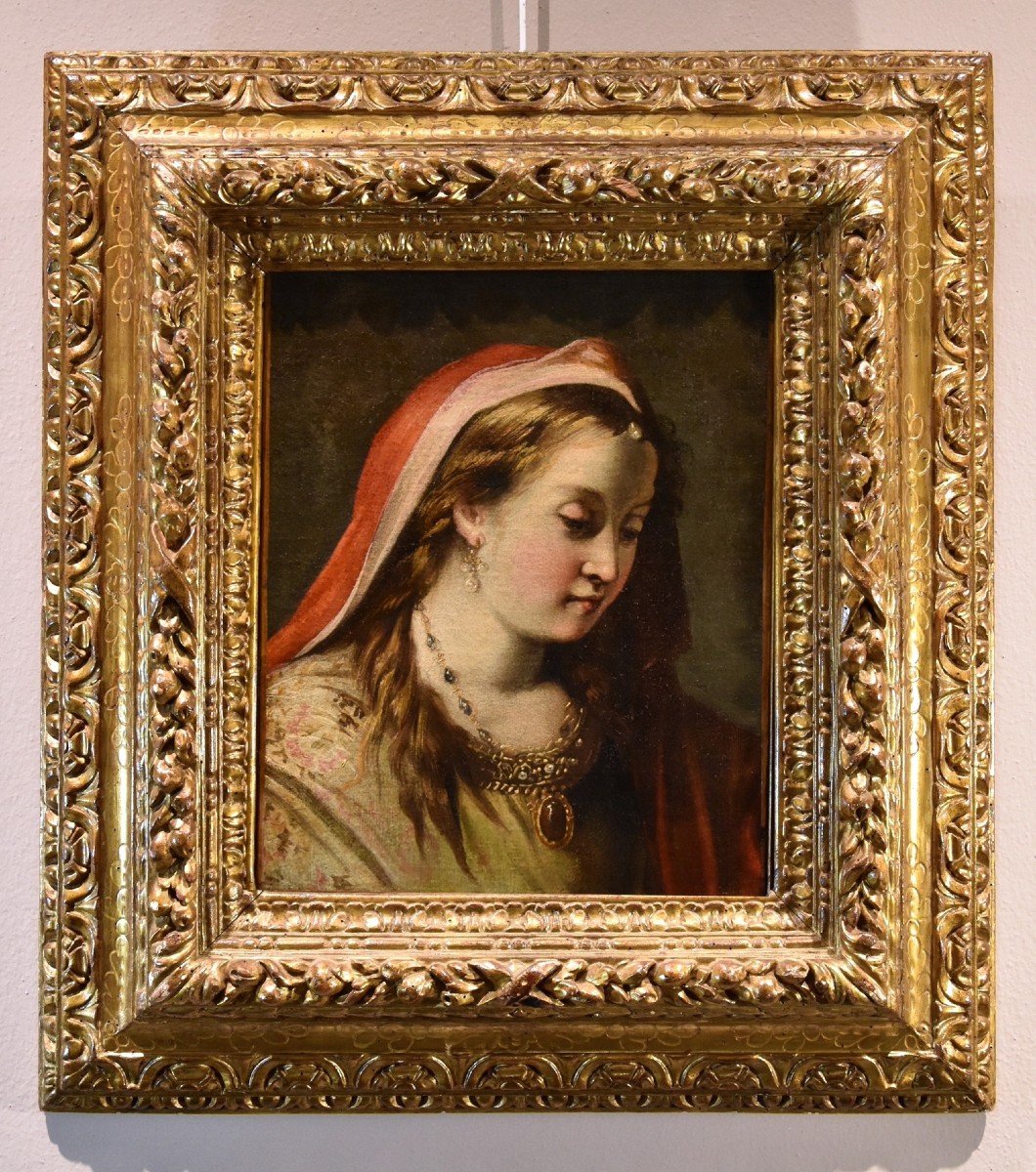 Gaspare Diziani (Belluno 1689 – Venezia 1767), Ritratto di giovane principessa (Salomè?)