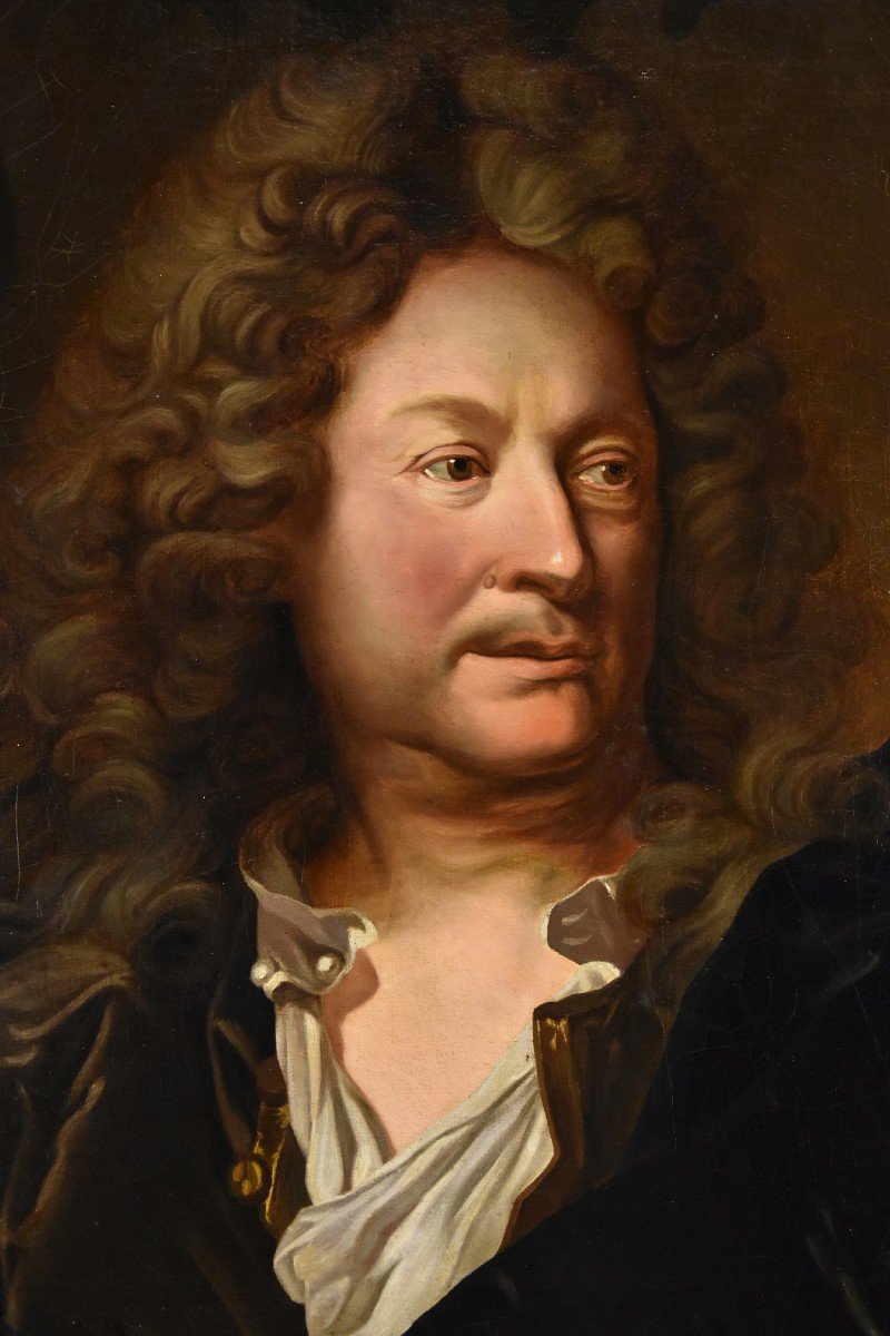 Ritratto del pittore Charles de La Fosse, Hyacinthe Rigaud (Perpignan 1659 - Parigi 1743) -photo-3