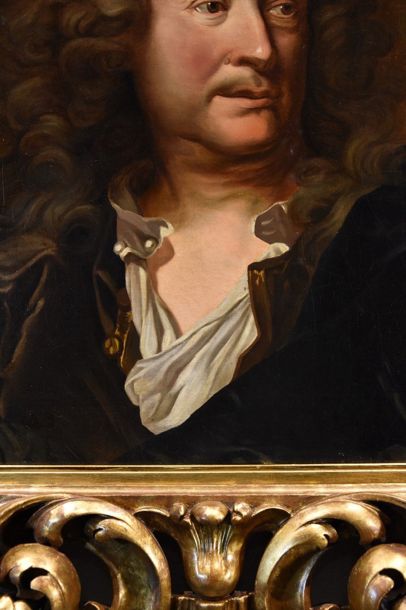 Ritratto del pittore Charles de La Fosse, Hyacinthe Rigaud (Perpignan 1659 - Parigi 1743) -photo-1