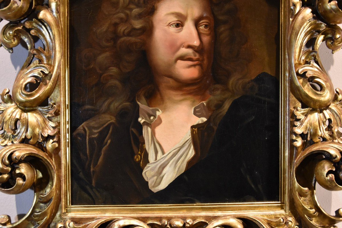 Ritratto del pittore Charles de La Fosse, Hyacinthe Rigaud (Perpignan 1659 - Parigi 1743) -photo-2