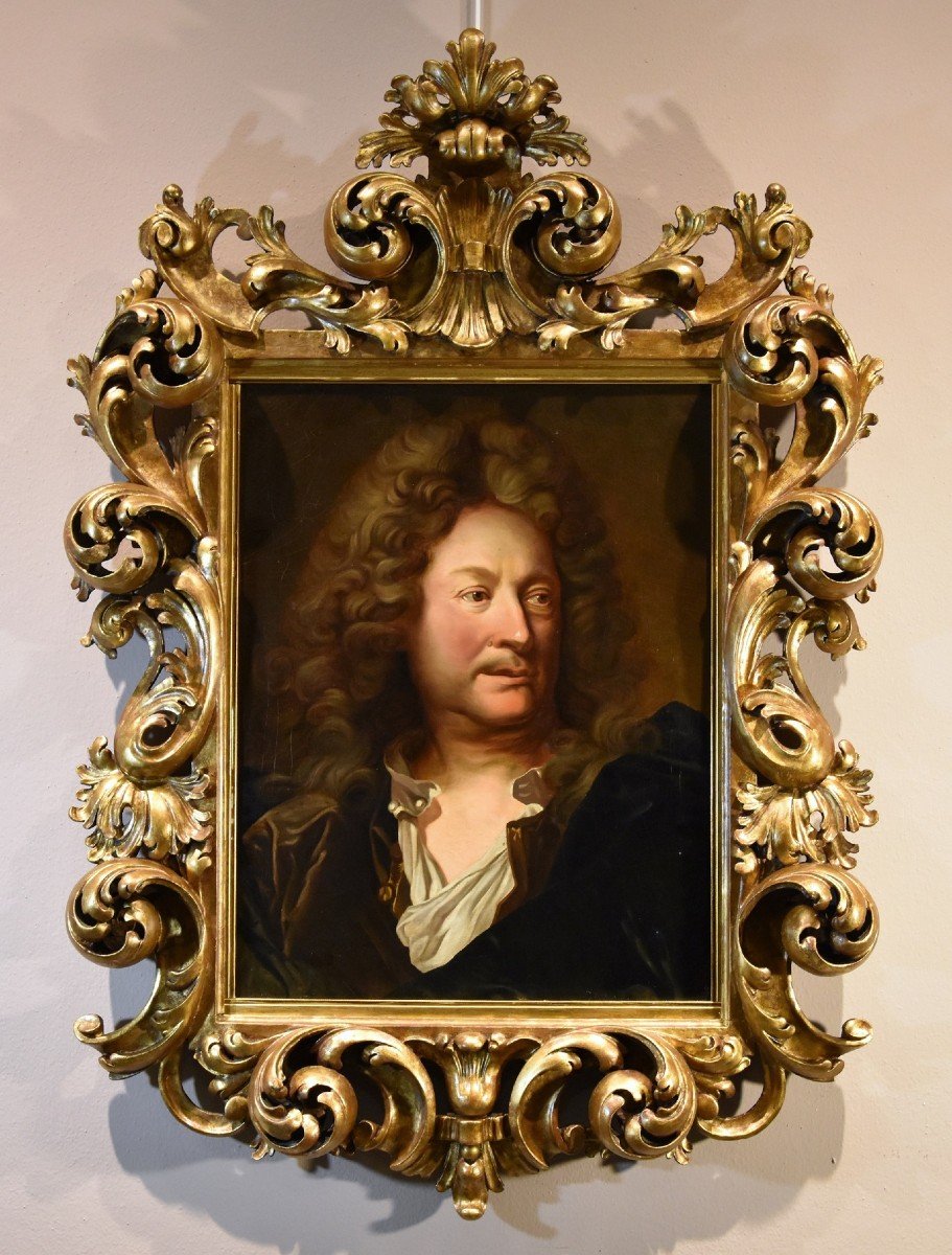 Ritratto del pittore Charles de La Fosse, Hyacinthe Rigaud (Perpignan 1659 - Parigi 1743) 