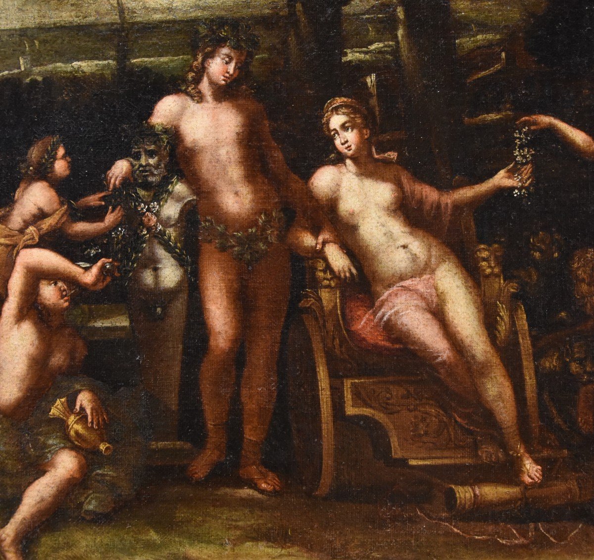 Trionfo di Bacco e Arianna, Bottega di Filippo Lauri (Roma,1623 – 1694)-photo-4