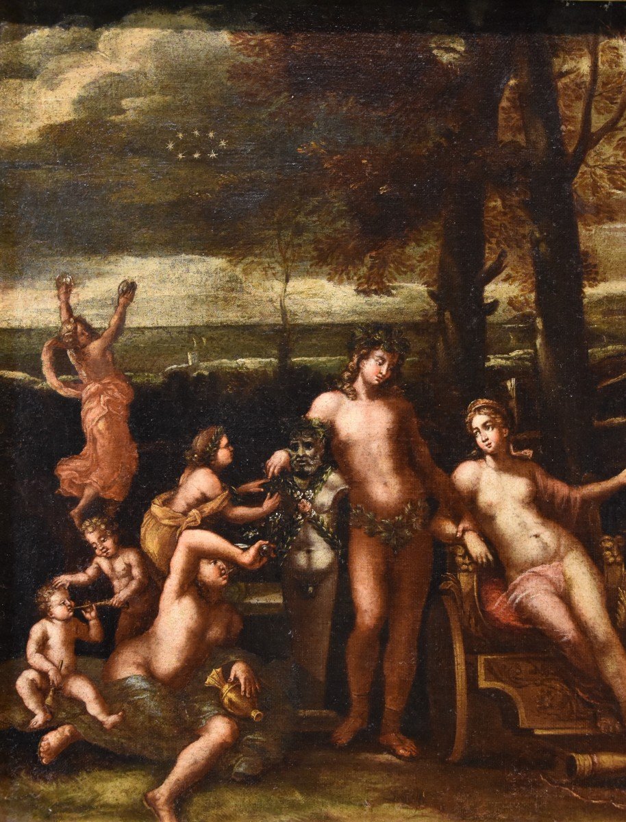 Trionfo di Bacco e Arianna, Bottega di Filippo Lauri (Roma,1623 – 1694)-photo-1