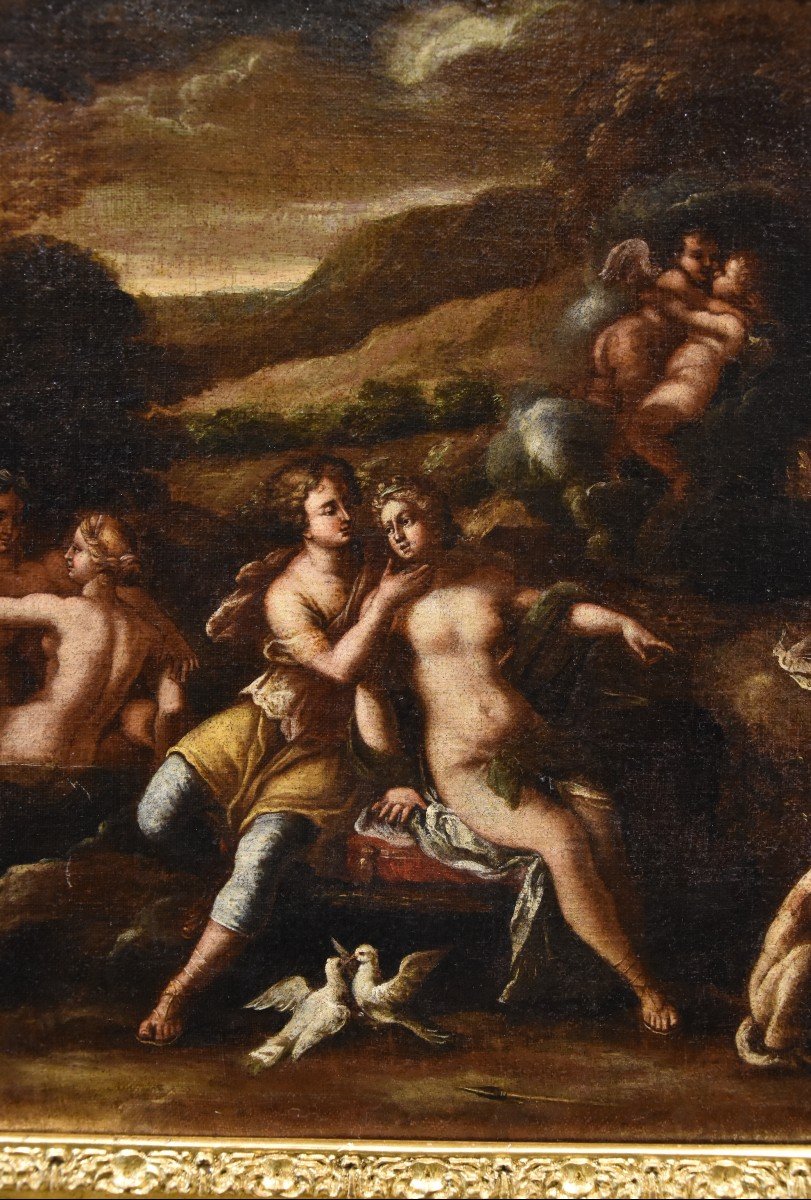 Idillio tra Venere ed Adone, Bottega di Filippo Lauri (Roma,1623 – 1694)-photo-7