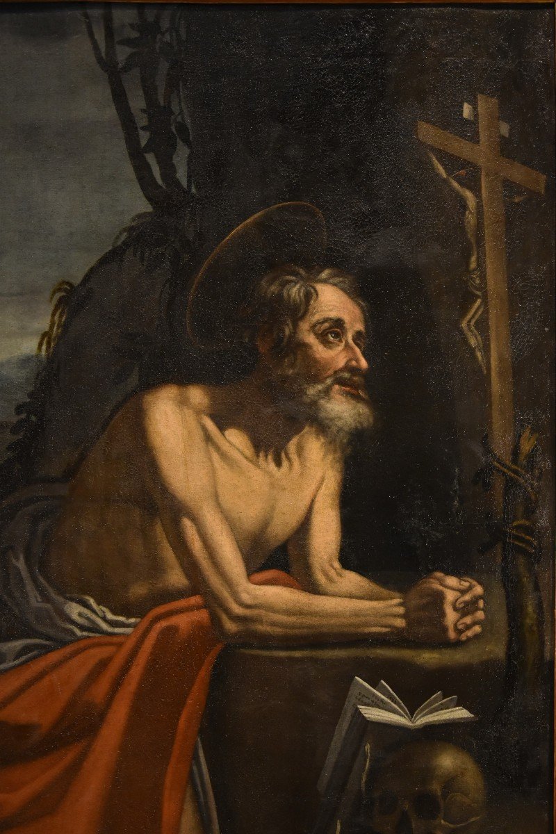 San Girolamo penitente, Hendrick de Somer detto Enrico Fiammingo (Lokeren 1602 - Napoli 1655)-photo-3