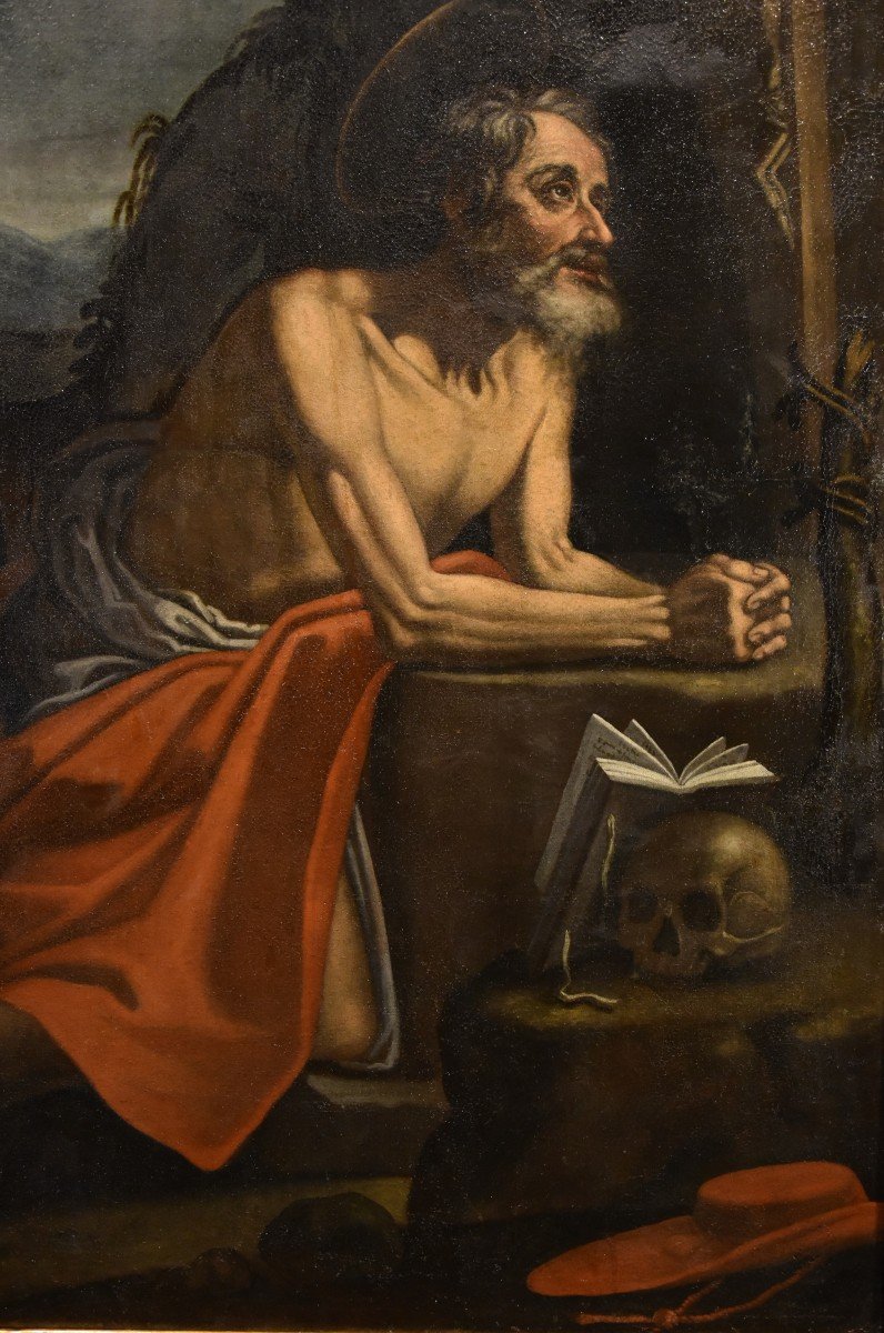 San Girolamo penitente, Hendrick de Somer detto Enrico Fiammingo (Lokeren 1602 - Napoli 1655)-photo-4