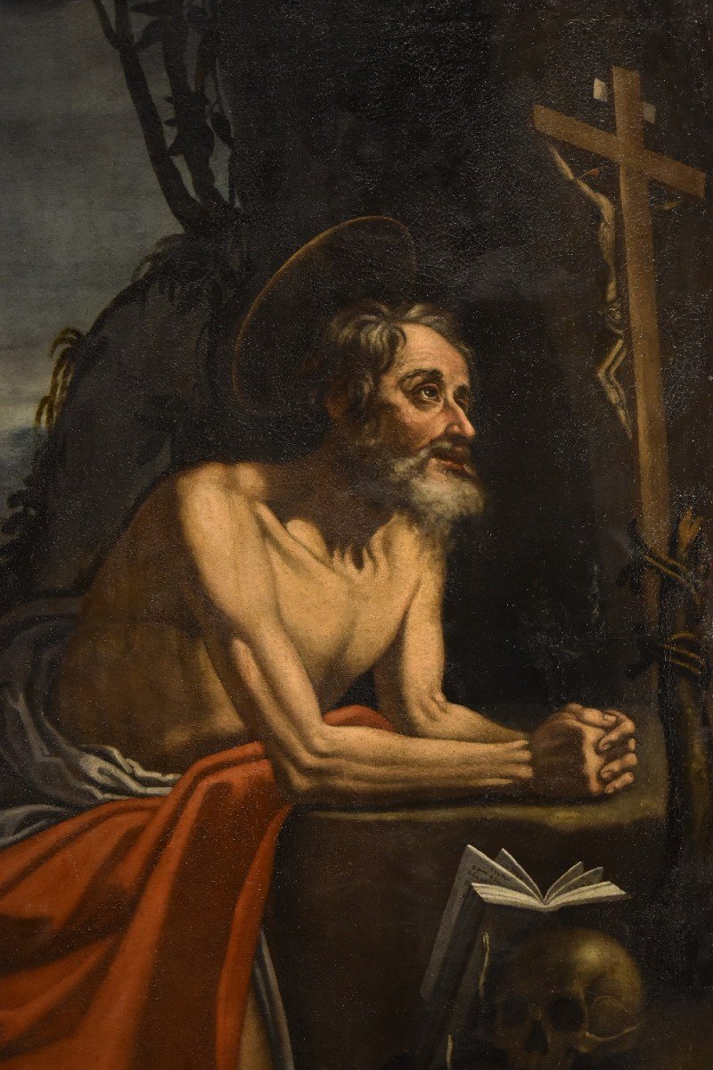 San Girolamo penitente, Hendrick de Somer detto Enrico Fiammingo (Lokeren 1602 - Napoli 1655)-photo-5