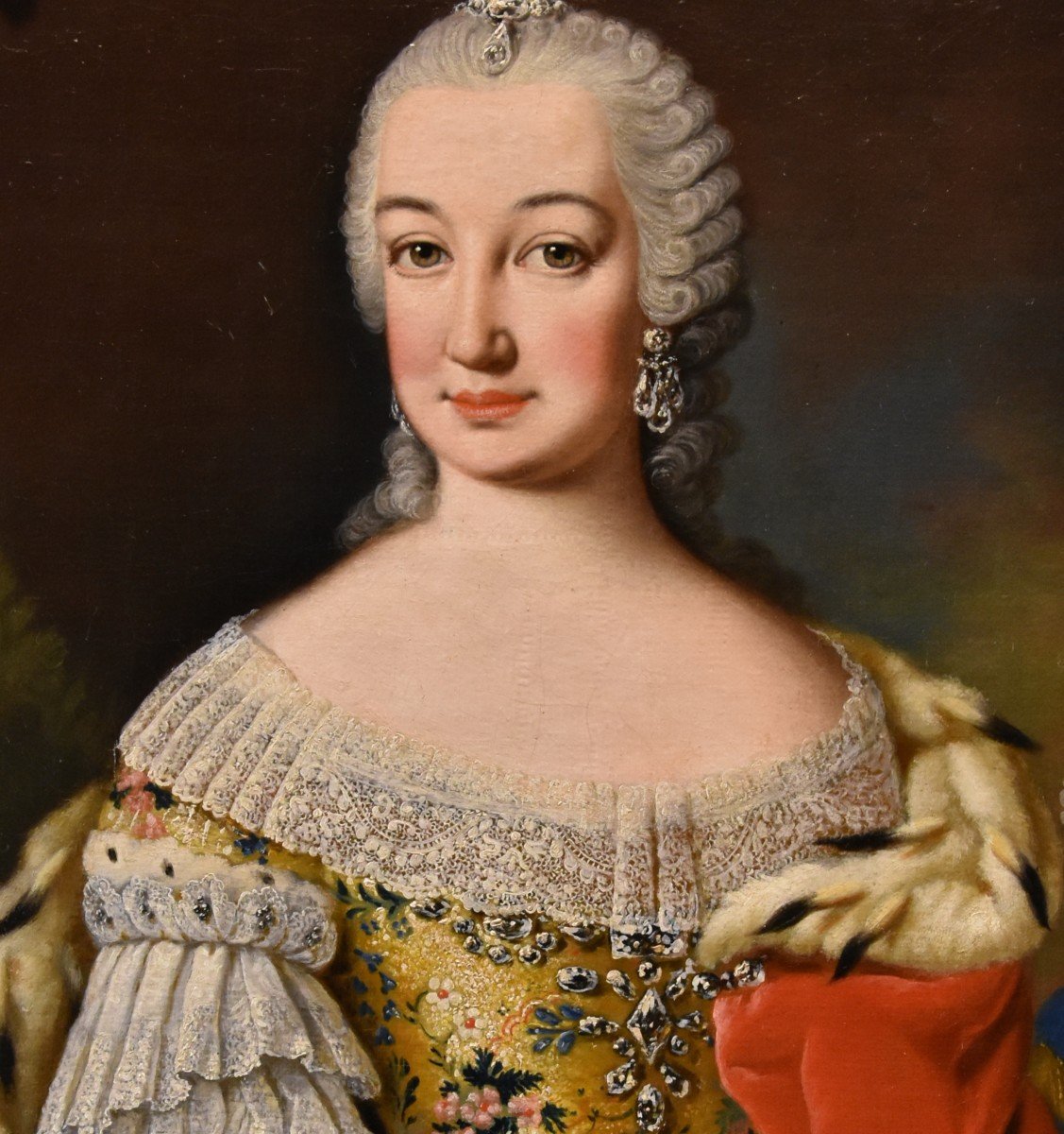 Martin van Meytens (1695 - 1770), Portrait de Marie-Thérèse d'Autriche/François Ier de Lorraine-photo-3