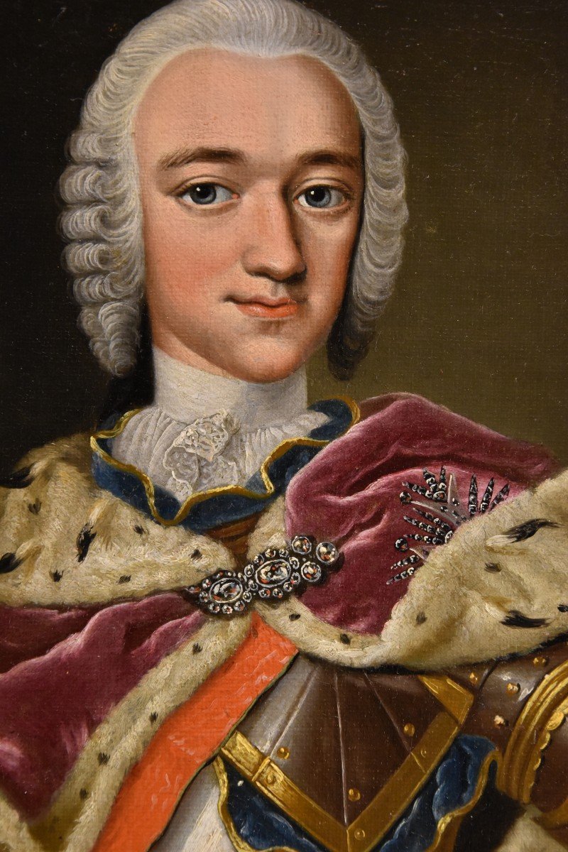 Martin van Meytens (1695 - 1770), Portrait de Marie-Thérèse d'Autriche/François Ier de Lorraine-photo-4