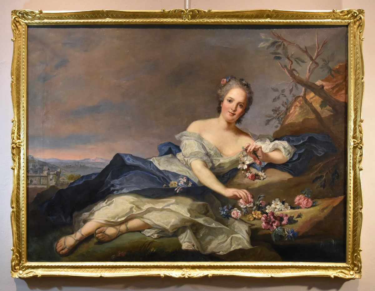 Principessa Enrichetta Anna di Franciacome Flora, Jean-Marc Nattier (Parigi 1685 – 1776) scuola