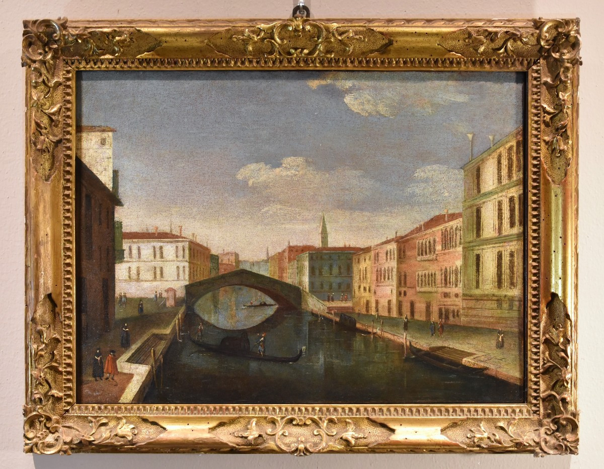 Veduta di Venezia con il ponte delle Guglie, Gabriele Bella (Venezia 1730 – Venezia 1799)