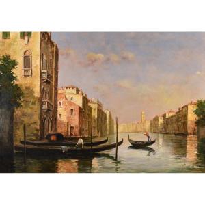 Veduta di Venezia con il Canal Grande, Antoine Bouvard (L’Isere 1875 - Parigi 1957)
