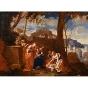 Mosè salvato dalle acque, Nicolas Poussin (Les Andelys 1594 - Roma 1665) Bottega