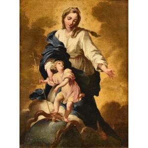 La Vergine Immacolata, Antonio Maria Piola (Genoa 1654 - 1715)