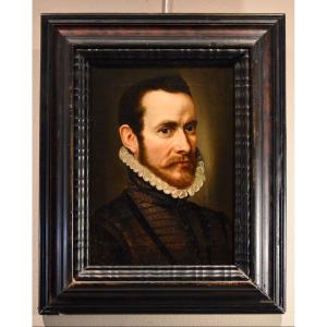 Ritratto di aristocratico, Anthonis Moor van Dashorts, detto Antonio Moro (1519 - 1576) seguace