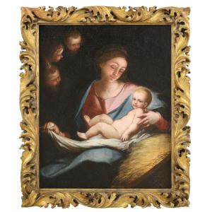 Madonna con Bambino, Anton Maria Piola (Genova, 1654 – 1715) cerchia