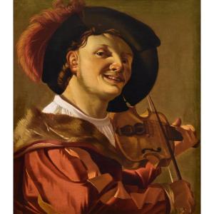 Suonatore di violino, Hendrick ter Brugghen (The Hague 1588–1629 Utrecht) Bottega