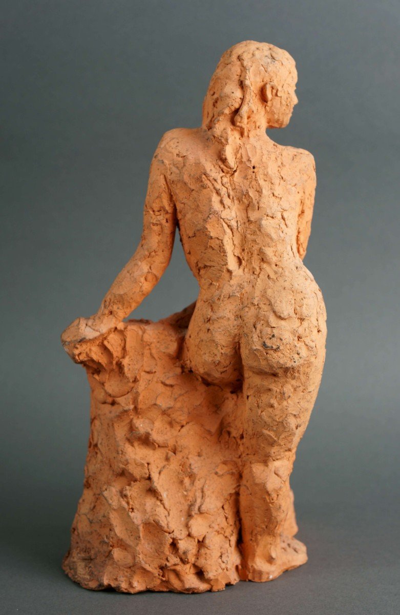 Nudo Accademico Bozzetto in Terracotta Sculptura Nudo d'Accademia-photo-1