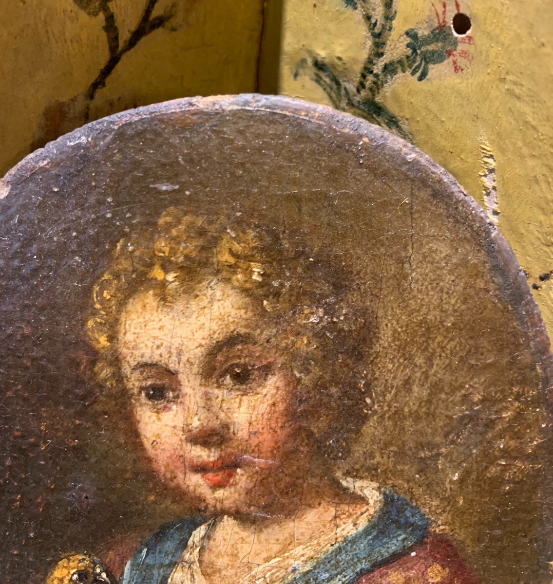 Ritratto di Bambino che gioca con l'Uccellino. Antonio Amorosi (1660-1738), attrib.-photo-4