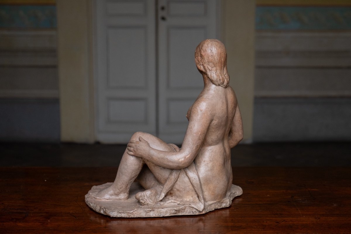 Nudo femminile seduto, 1930-1940 circa, Giorgio Rossi (1894–1981), scultore toscano -photo-2