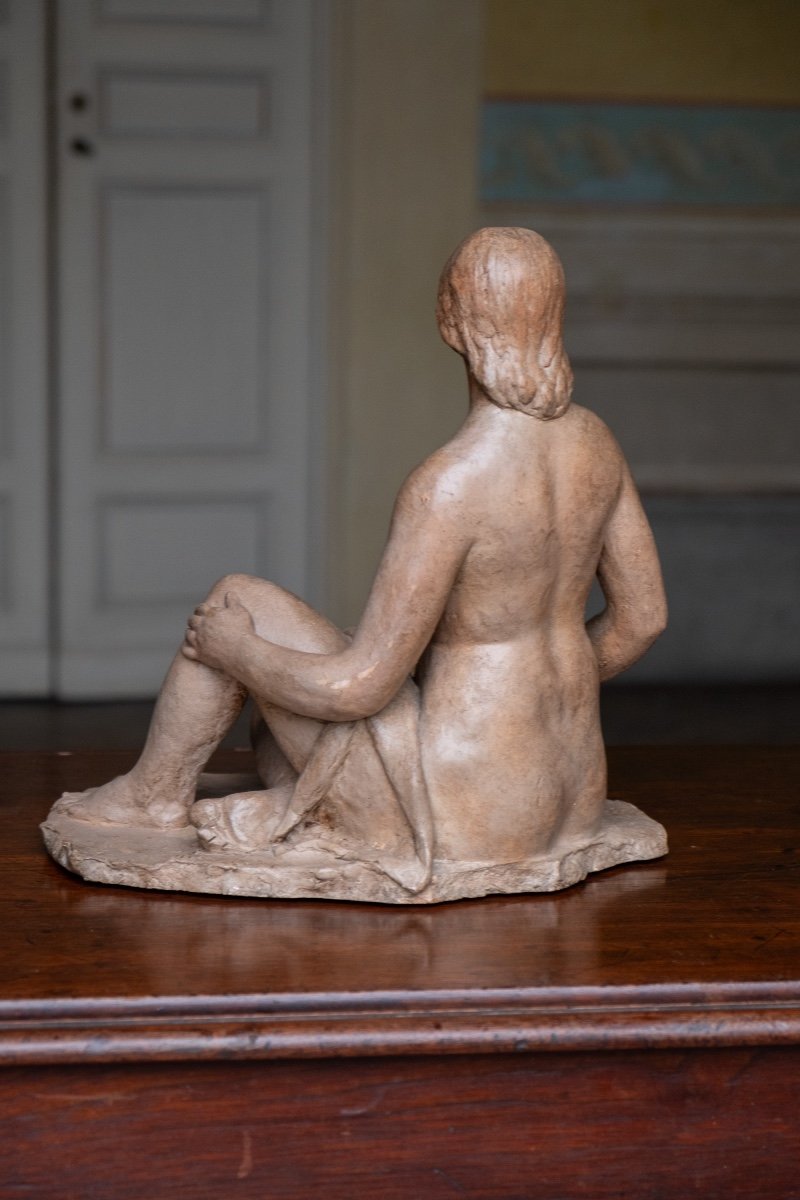 Nudo femminile seduto, 1930-1940 circa, Giorgio Rossi (1894–1981), scultore toscano -photo-4