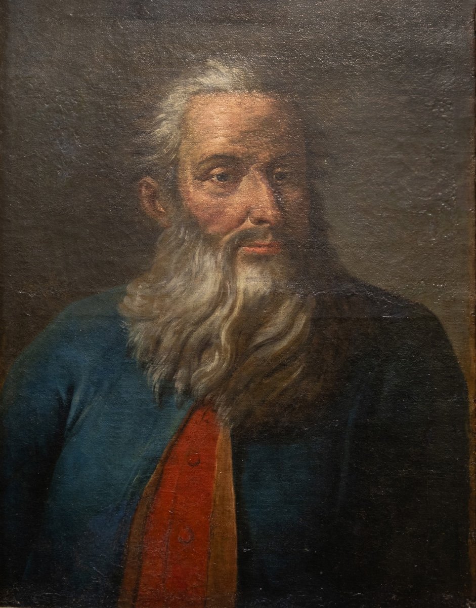 Ritratto di Mercante Levantino XVIII secolo, Ambito di Giuseppe Nogari (1699-1763)-photo-2