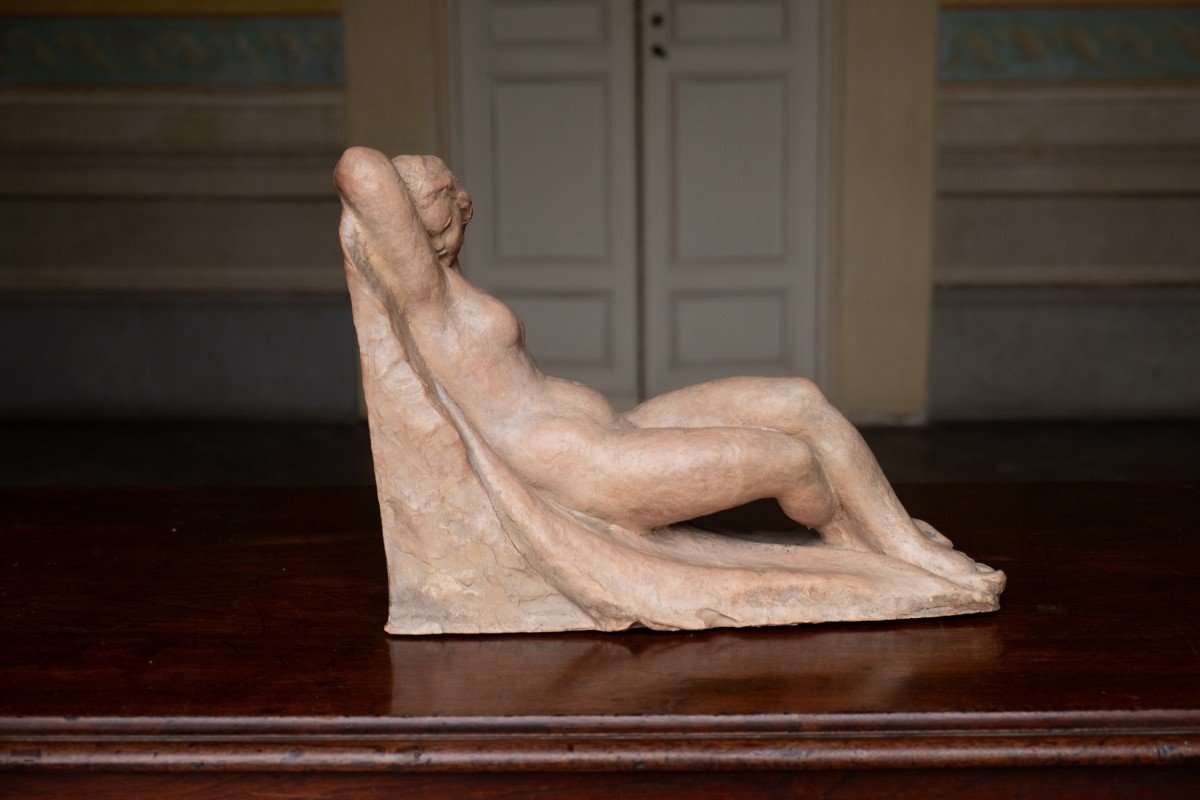 Woman Laying, circa 1930-1940, Giorgio Rossi (1894–1981), Tuscan sculptor    -photo-4