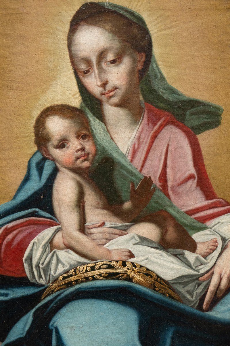 Madonna col Bambino sulle nuvole. Circa 1770-photo-2