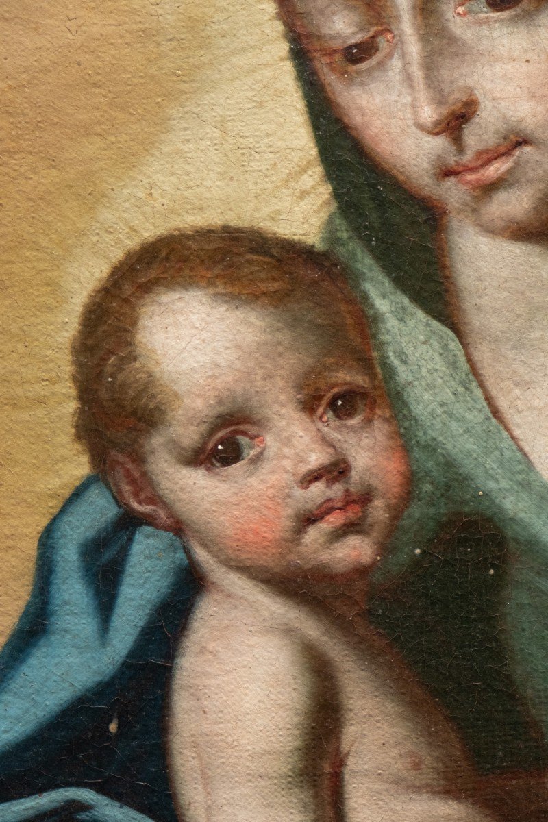 Madonna col Bambino sulle nuvole. Circa 1770-photo-3