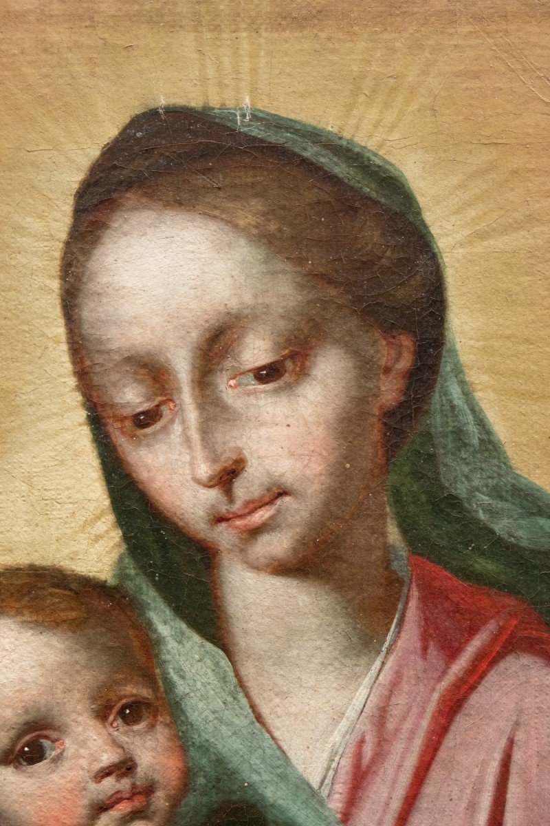 Madonna col Bambino sulle nuvole. Circa 1770-photo-4