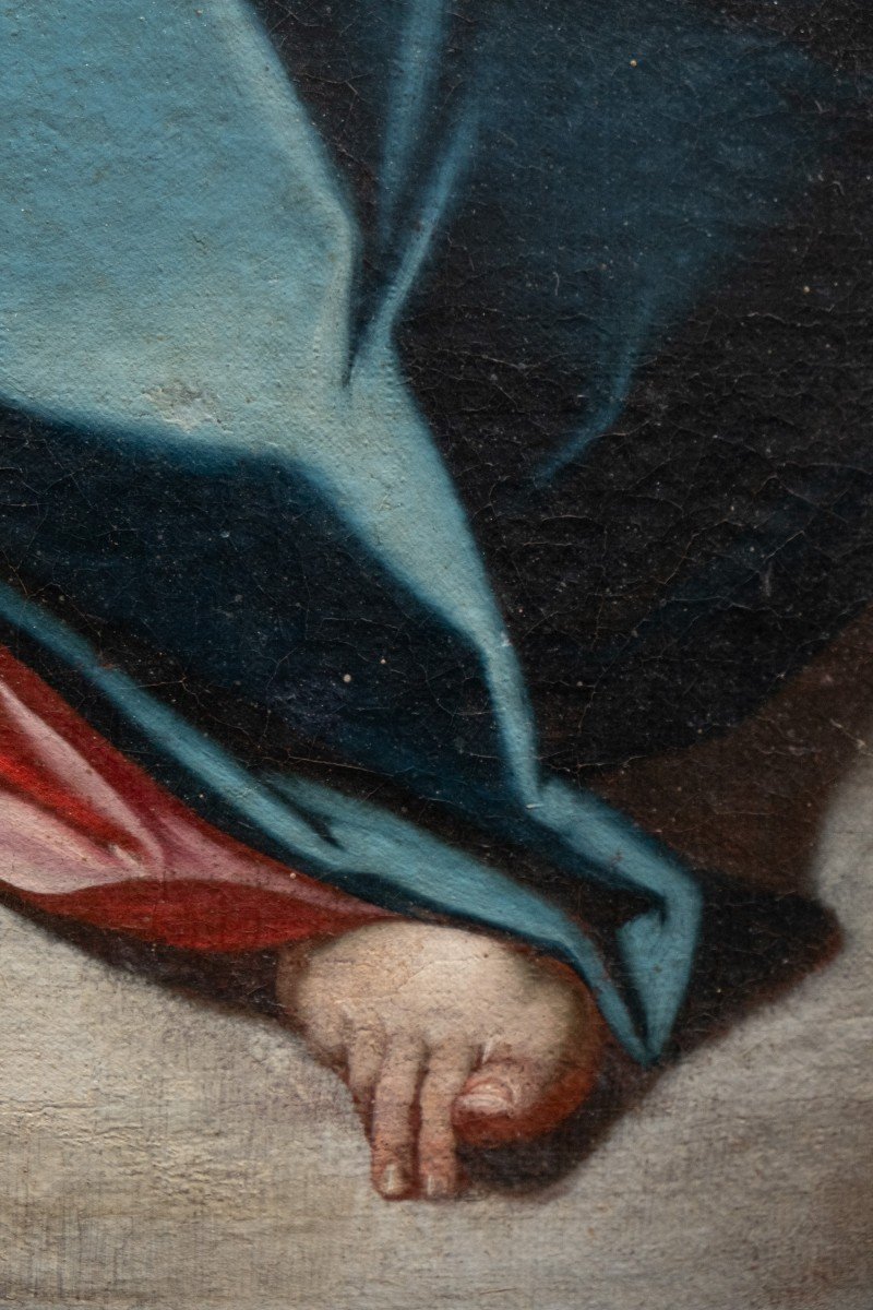 Madonna col Bambino sulle nuvole. Circa 1770-photo-3