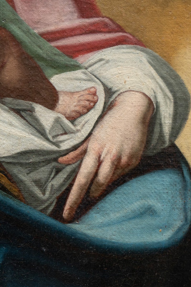 Madonna col Bambino sulle nuvole. Circa 1770-photo-4