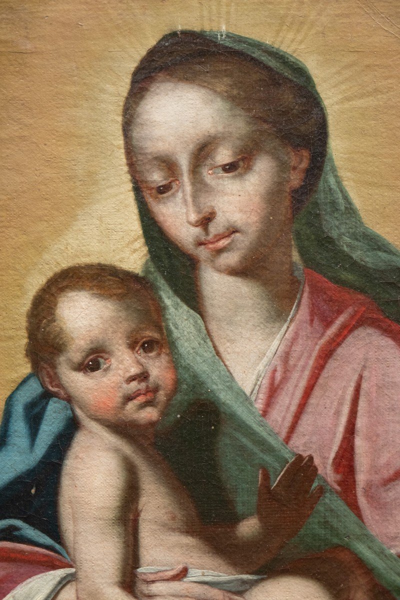 Madonna col Bambino sulle nuvole. Circa 1770-photo-8