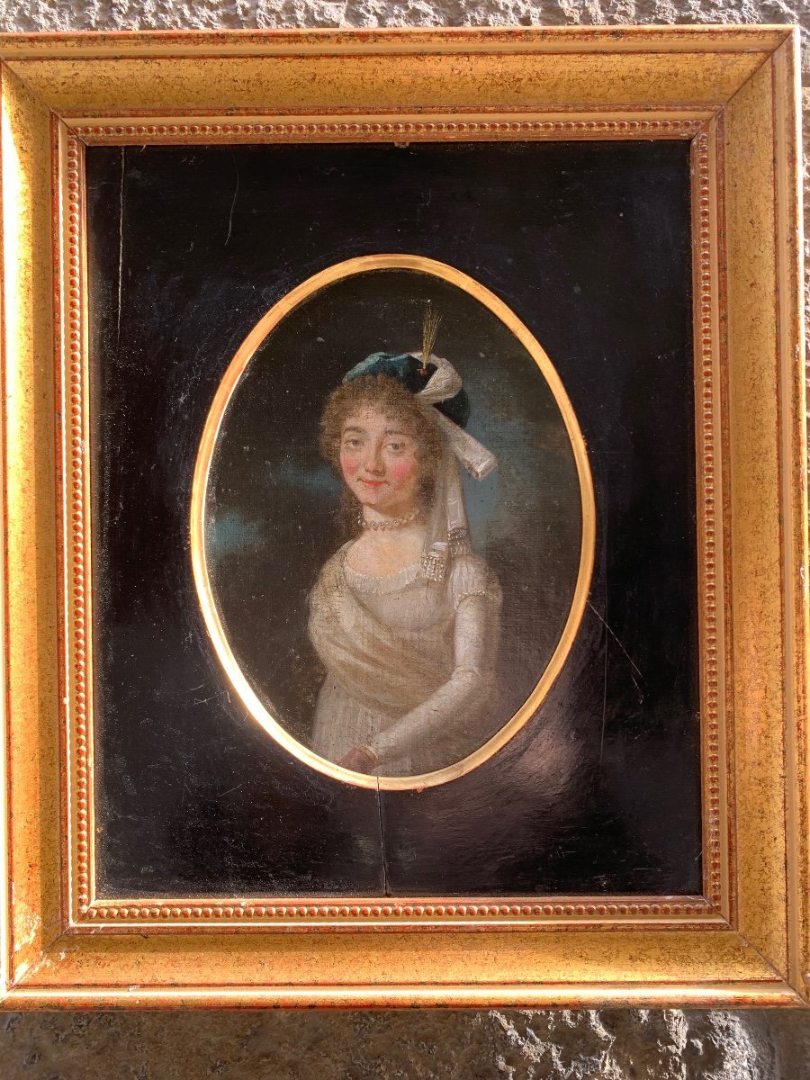 Ritratto di donna con copricapo orientalizzante, circa 1790-1805  -photo-2