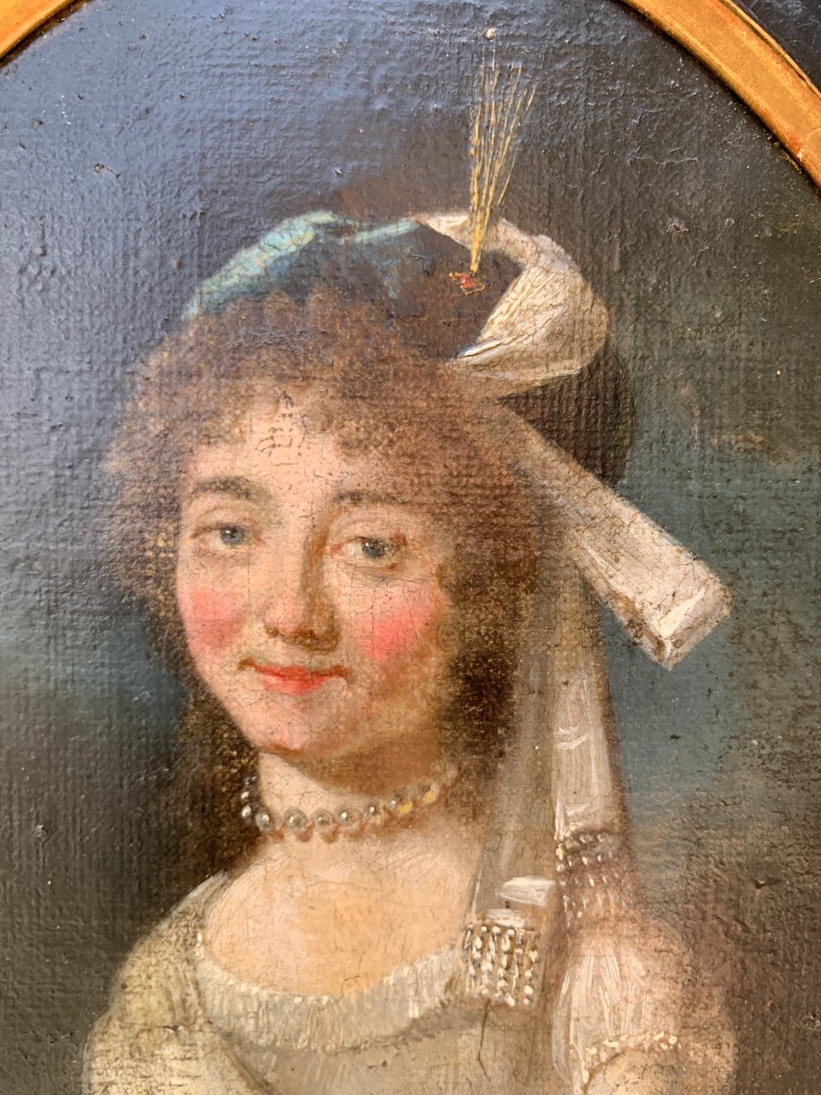 Ritratto di donna con copricapo orientalizzante, circa 1790-1805  -photo-3