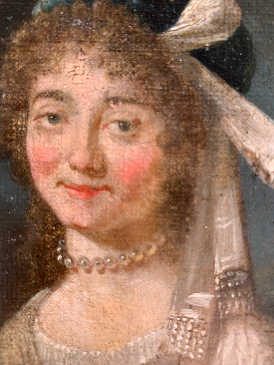 Ritratto di donna con copricapo orientalizzante, circa 1790-1805  -photo-1