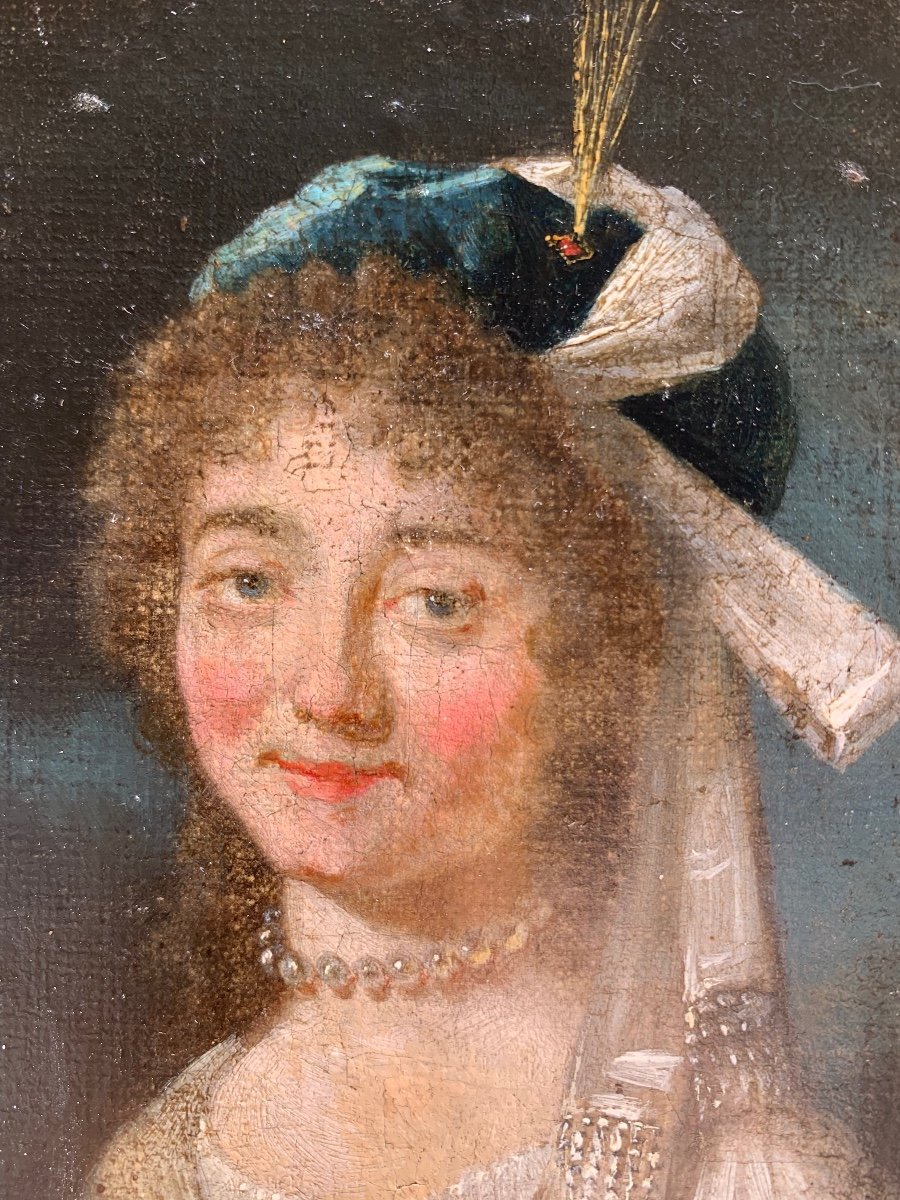 Ritratto di donna con copricapo orientalizzante, circa 1790-1805  -photo-2