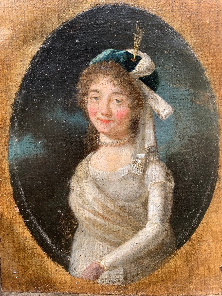 Ritratto di donna con copricapo orientalizzante, circa 1790-1805  -photo-4